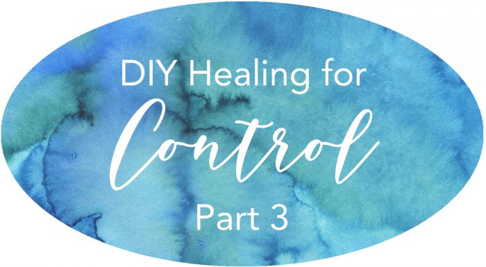 diy healing for control self-help Christian healing inner healing