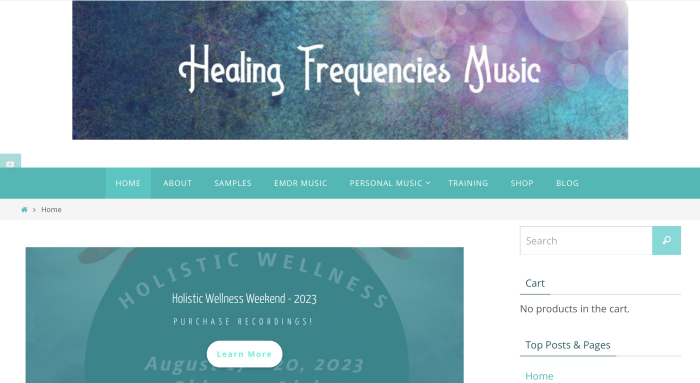 healing frequencies music home page